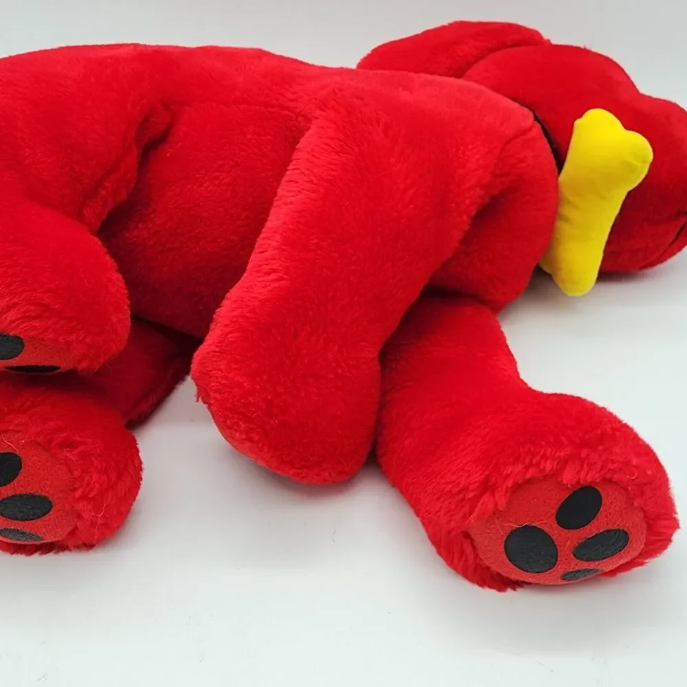 Vintage Clifford The Big Red Dog Plush with Bone Stuffed Animal Kohls Cares 2003